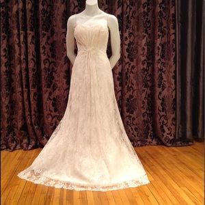 Unfinished weeding dress